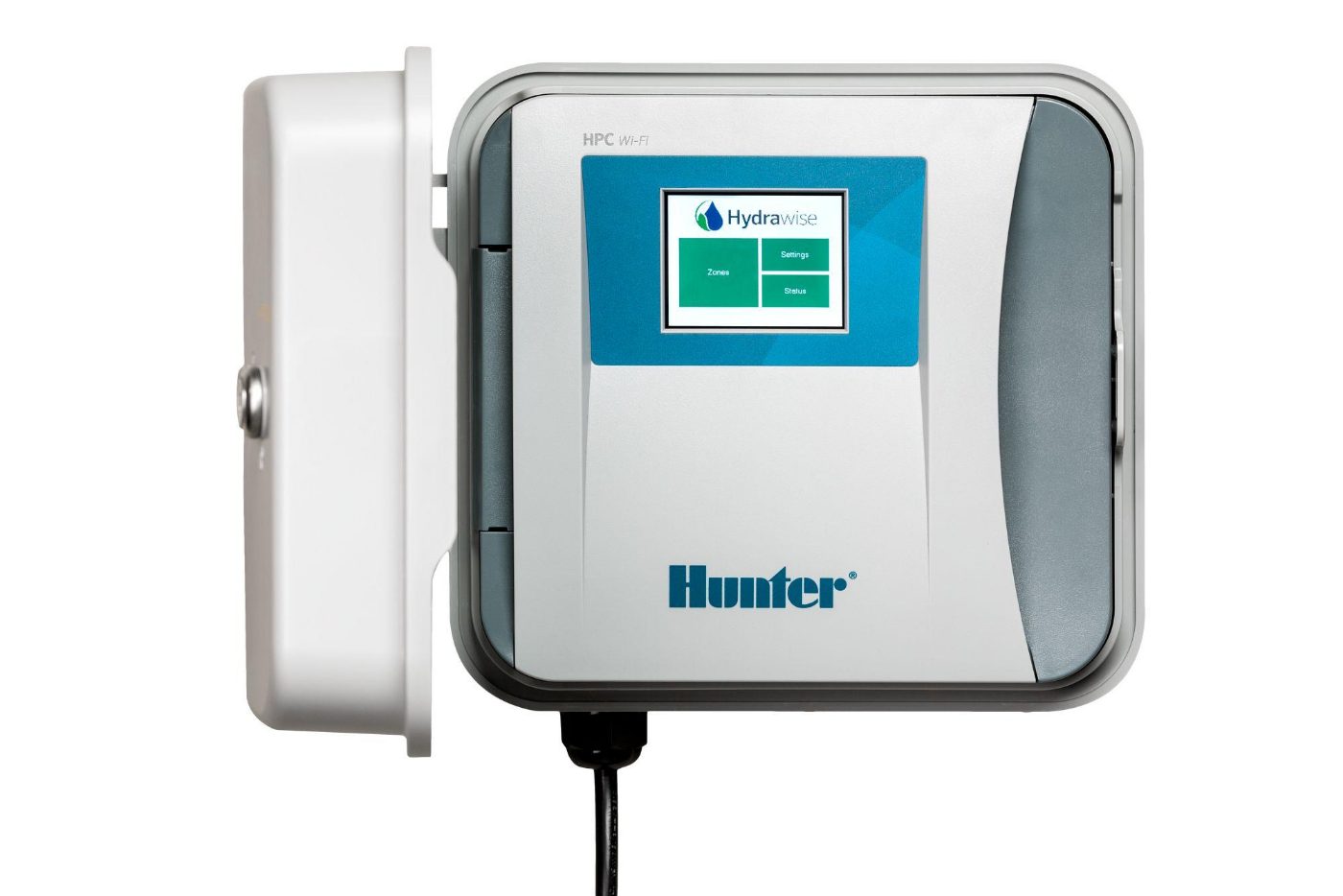 Hunter Hydrawise HPC WiFi irrigation controller installed by The Irrigation Co. in Westchester County, NY